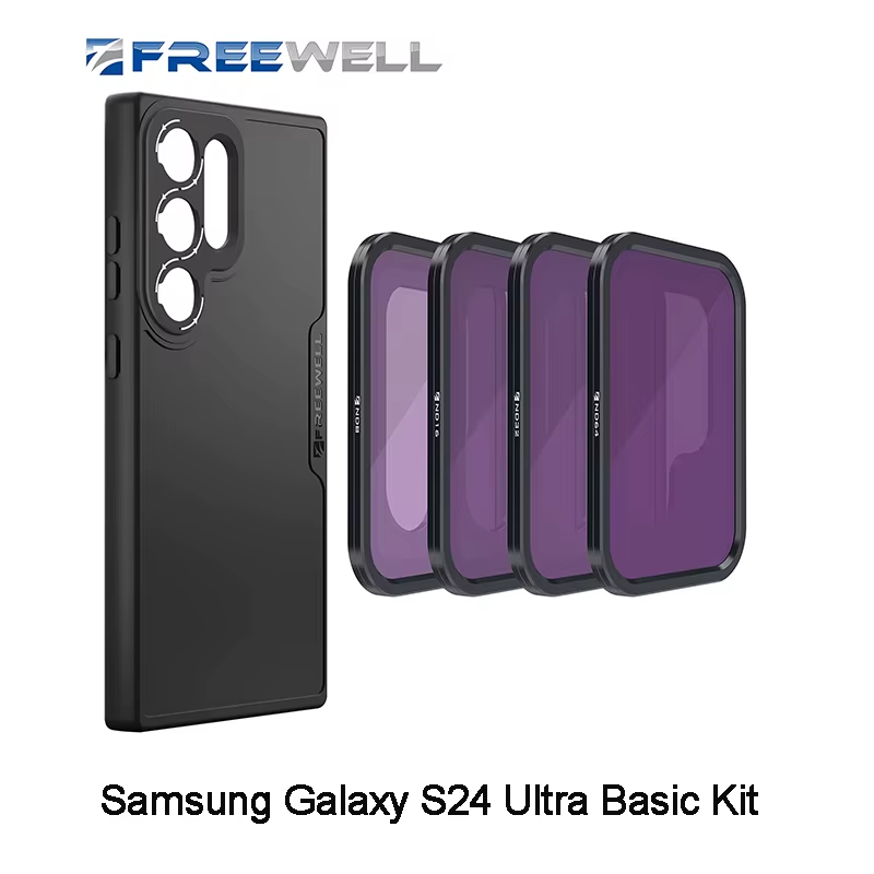 Basic Kit F-Mount Phone Case with 4 Pack ND Filters Compatible for Samsung Galax