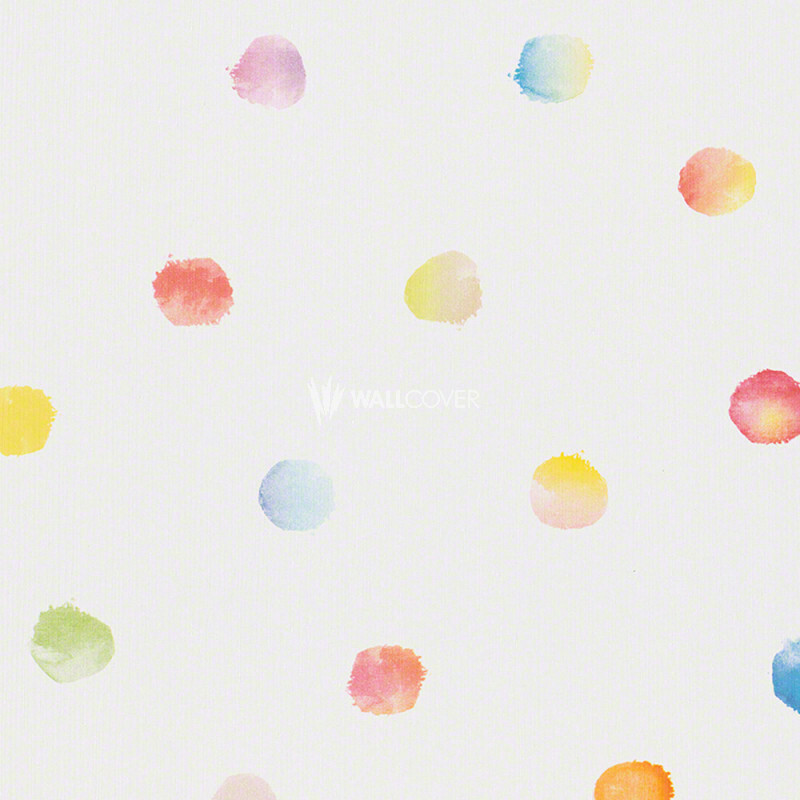 Rotolo Carta Da Parati Esprit Kids Pois Colorati Camera Bambini 10x0.5mt 1