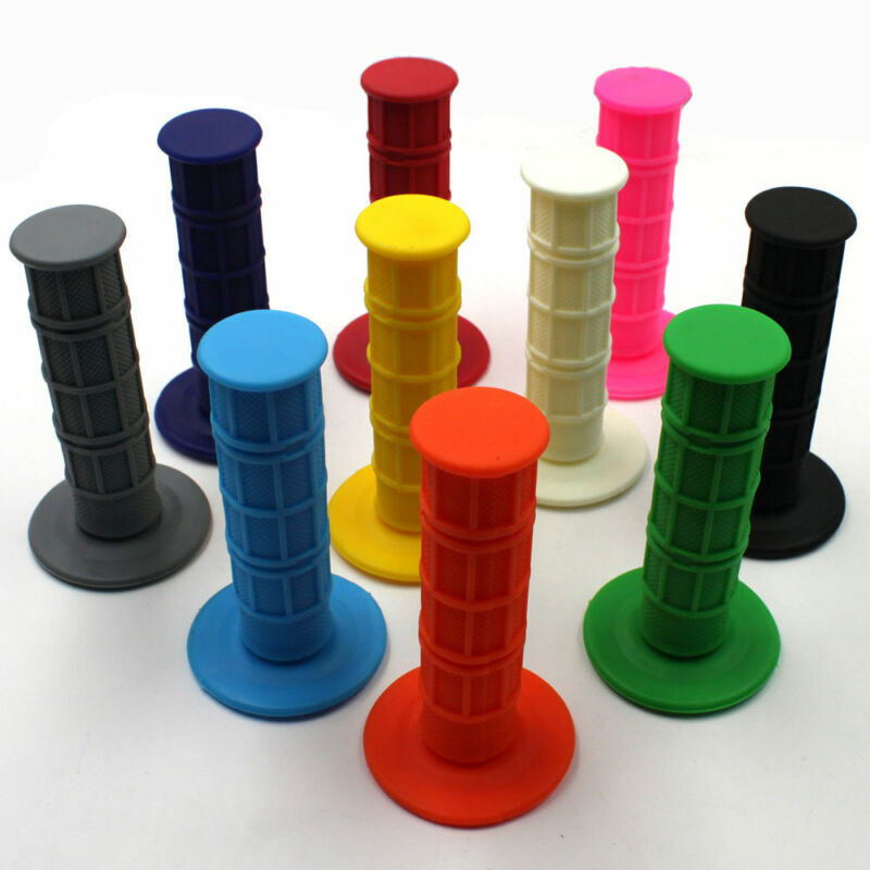 7/8" 10 Color New Gel Rubber Handlebar Grips For Off-Road Mo