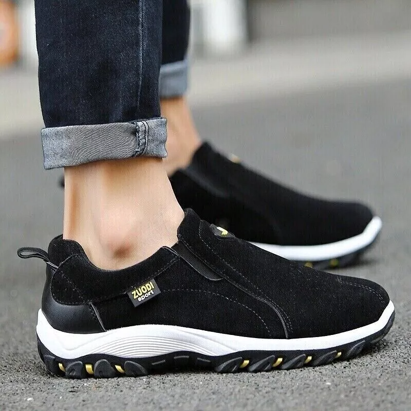 Men's Loafer Slip On Athletic Shoes Casual Walking Sneakers Outdoor Sports