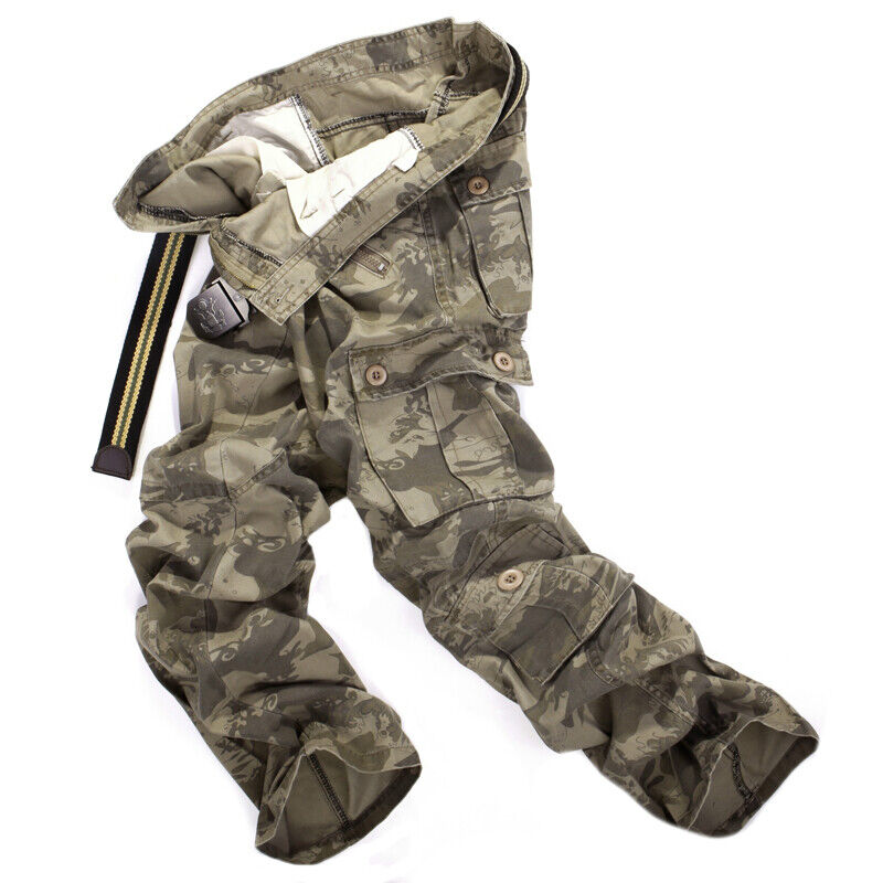 walking cargo trousers