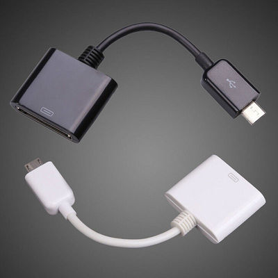 Micro USB Male to 30Pin Female Converter Adapter for Samsung S6 S5 Note3 iPod & 