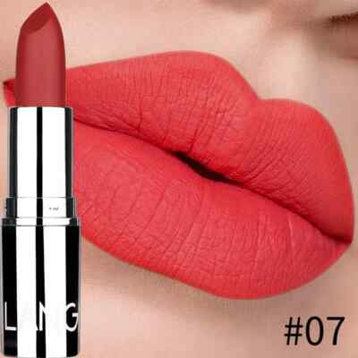 Velvet Smooth Matte Bullet Lipstick Water-proof Long-lasting Moisturizing Solid