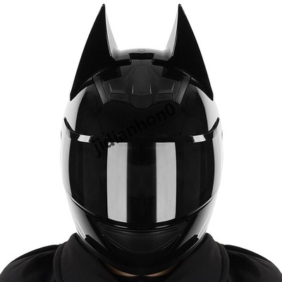 DOT Bluetooth Motorcycle Helmet Full Face Scooter Cat Ear Motorcross Helmet ECE