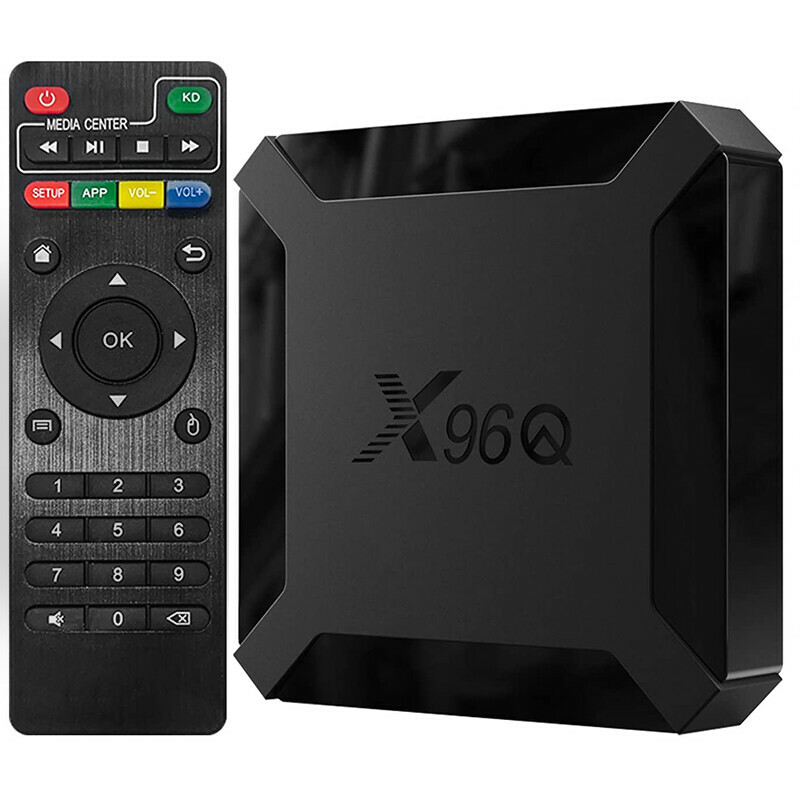 X96Q Android 10.0 Quad Core DE Smart TV BOX Network HDMI2.0 USB Media Player NEU