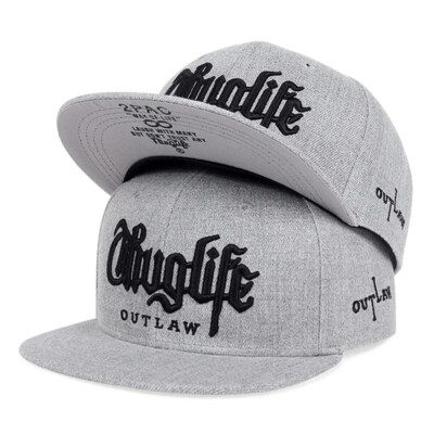Thug Life 2Pac Snapback Baseball Cap Tupac  Embroidered Original Hip Hop Hat