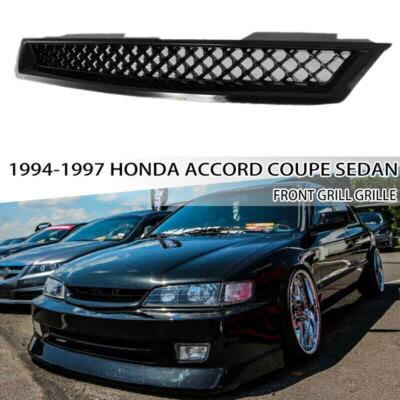 For 1994-1997 Honda Accord DX EX LX Type R Style Front Upper Mesh Grille Grill