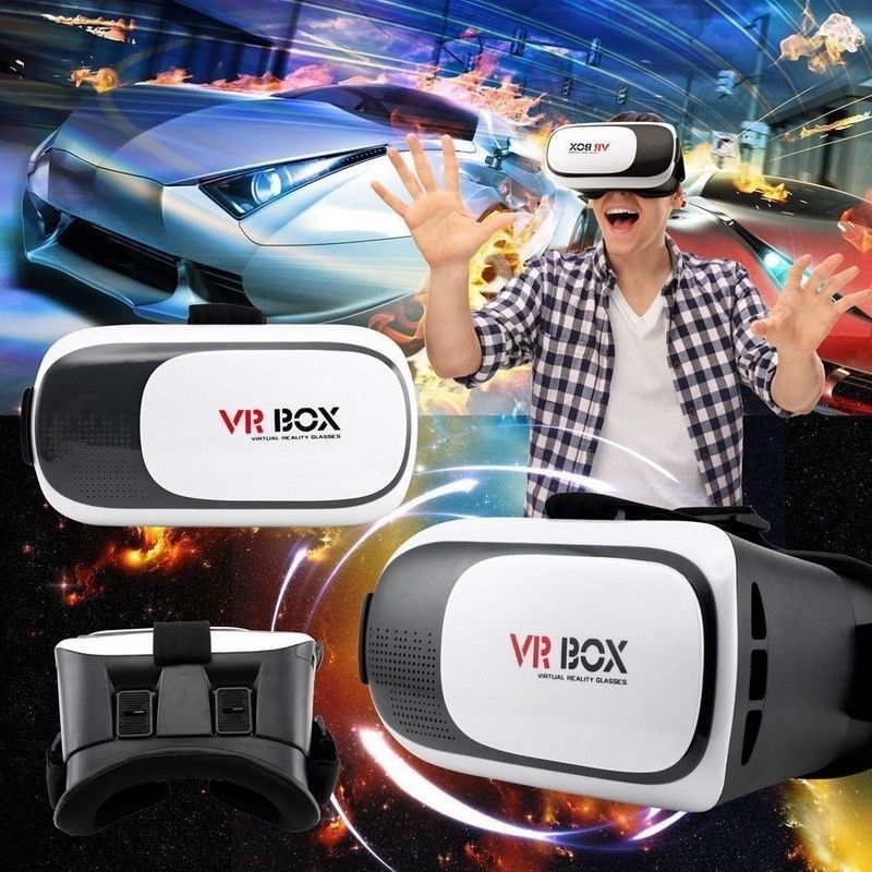 Bluetooth 3D 2.0 Virtual Reality Glasses Headset VR Box Goggles With Remote CA!!