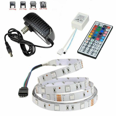 1m-10m 5050 RGB 60led/m LED Strip Lights Colour Changing Tape Kitchen Lighting