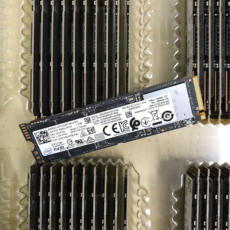 Intel 1TB SSD M.2 7600P PCIE NVME 3D-NAND SSDPEKKF010T8L