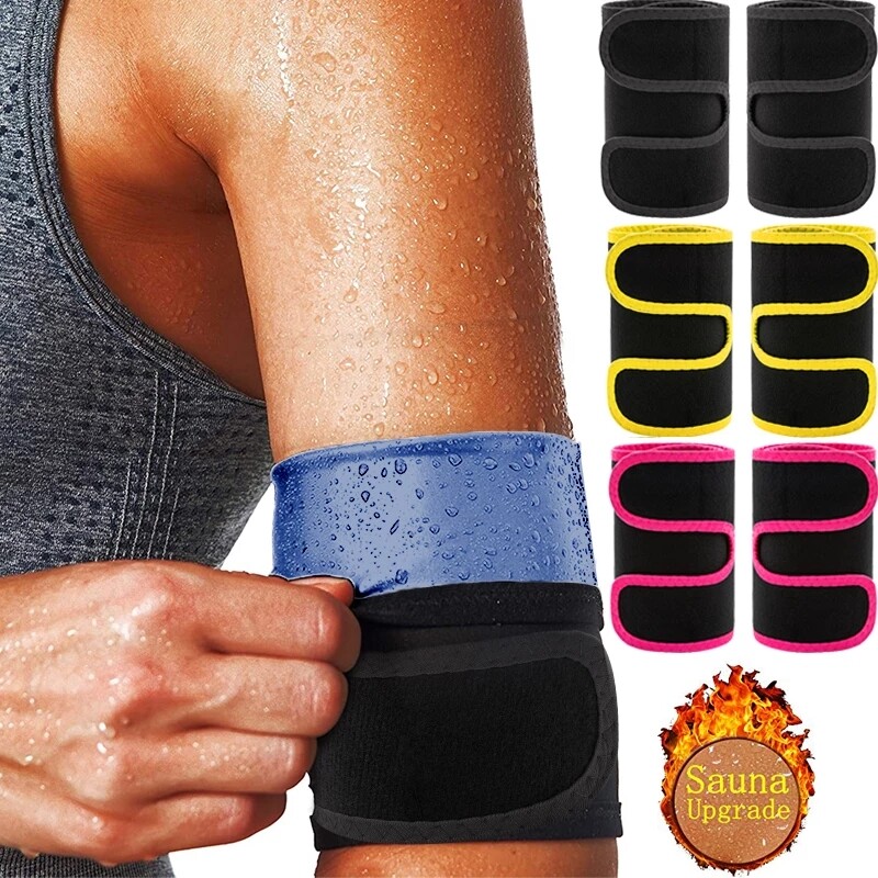 Sweat Arm Trimmer for Men Women Weight Loss Slimmer Wraps Sauna Arm Shaper Bands