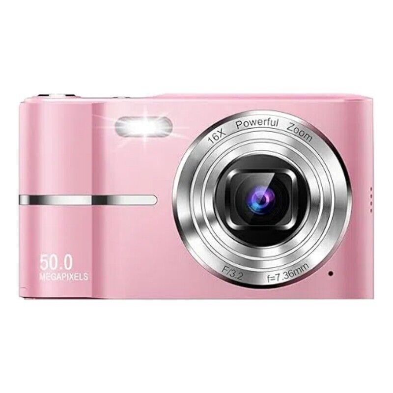 Digital Camera  HD 1080P 32GB 50MP Anti-Shake 2.4'' LCD