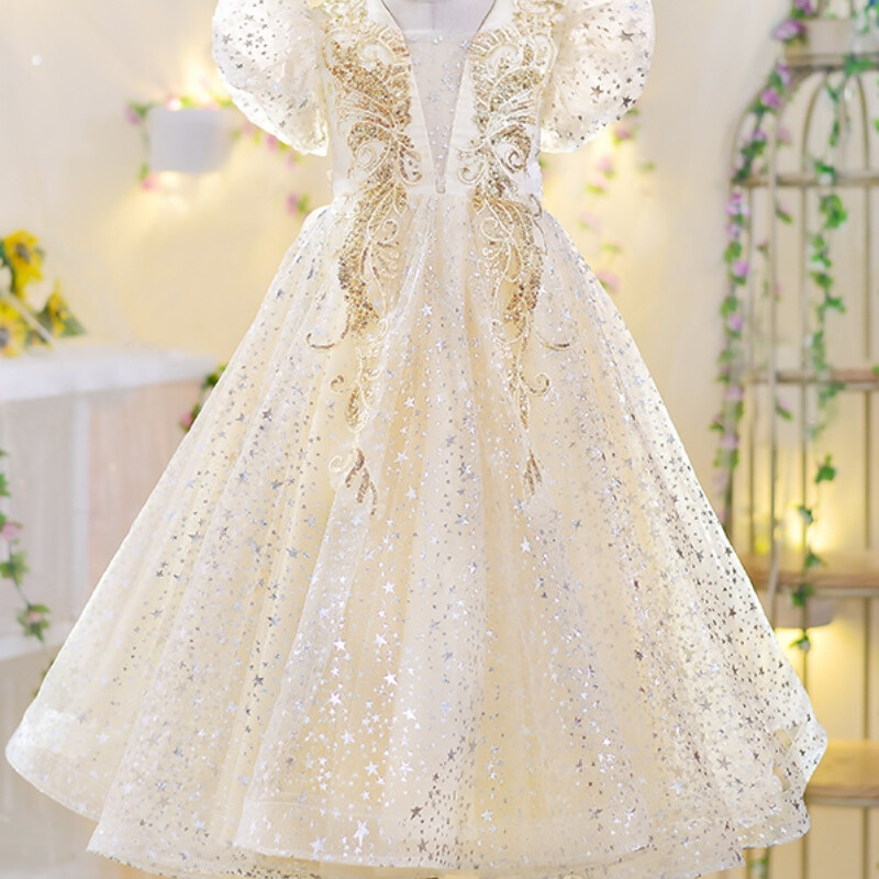 Fashion Kids Girls Glitter Sequins Dress Casual Dancewear Banquet Evening Party
