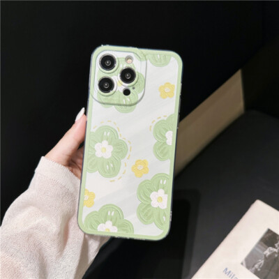 For iPhone Samsung Fashion Cute Flower Soft Phone Case Cover Back Women Girl Hot