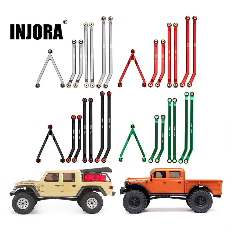 INJORA High Clearance Chassis Links for SCX24 Jeep Gladiator