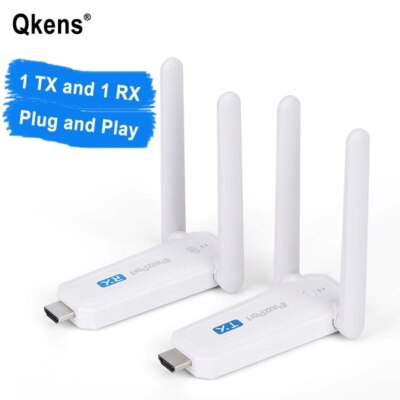 Wireless HDMI Extender PC To TV Screen Share Display Video Transmitter Receiver