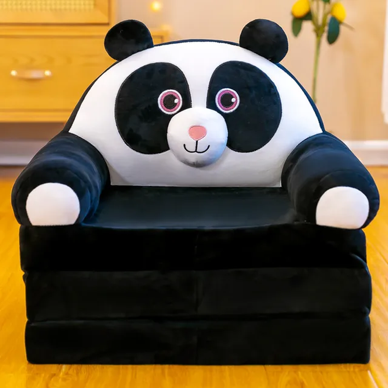 2 In 1 Foldable Children Sofa Cute Cartoo