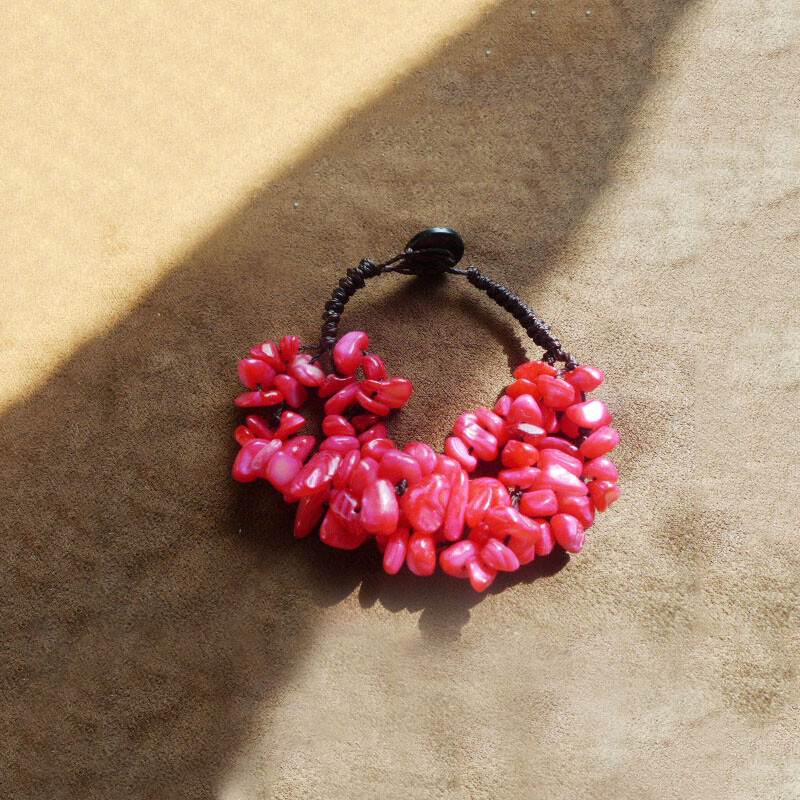 85cm String Beads Irregular Stone Material Craft for Necklace Hair Accessory DIY