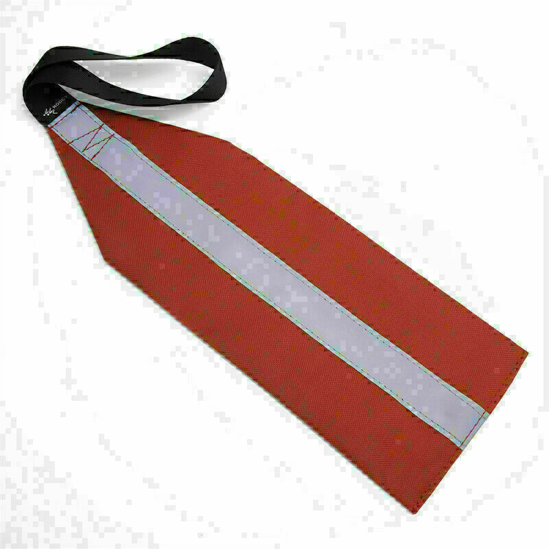 Red Kayak Safety Flag with Webbing For Travel SUP Canoes Safety Accessories
