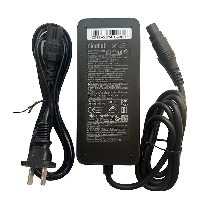 Close-up of Ninebot ZT3 Pro Charger