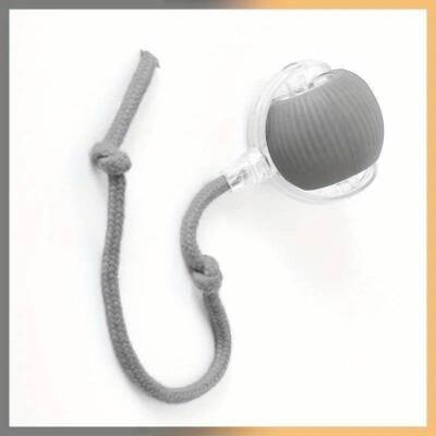 1 Pack, Smart Cat Ball Toys Automatic Rolling Ball Bite, Stripe Pattern, Plastic