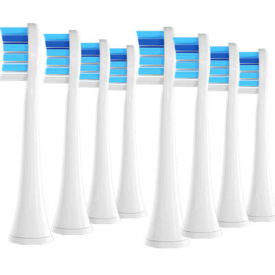4/ 8 Pack Sonicare Simply Clean Replacement Toothbrush Brush Heads HX6250 US
