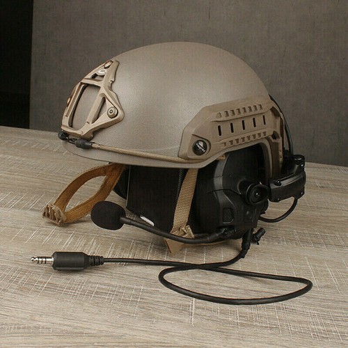 FCS AMP Pickup Noise Reduction Dual-Channel Tactical Headset V60 PPT PRC148/152