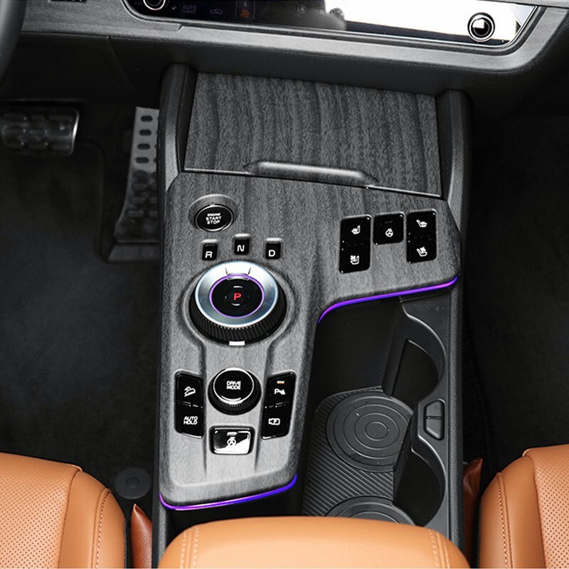 SENSHINE Set 14 Tappetini Antiscivolo Per Kia Sportage NQ5 2023 - Fodere Portabicchieri E Console Centrale - Finiture Rosse