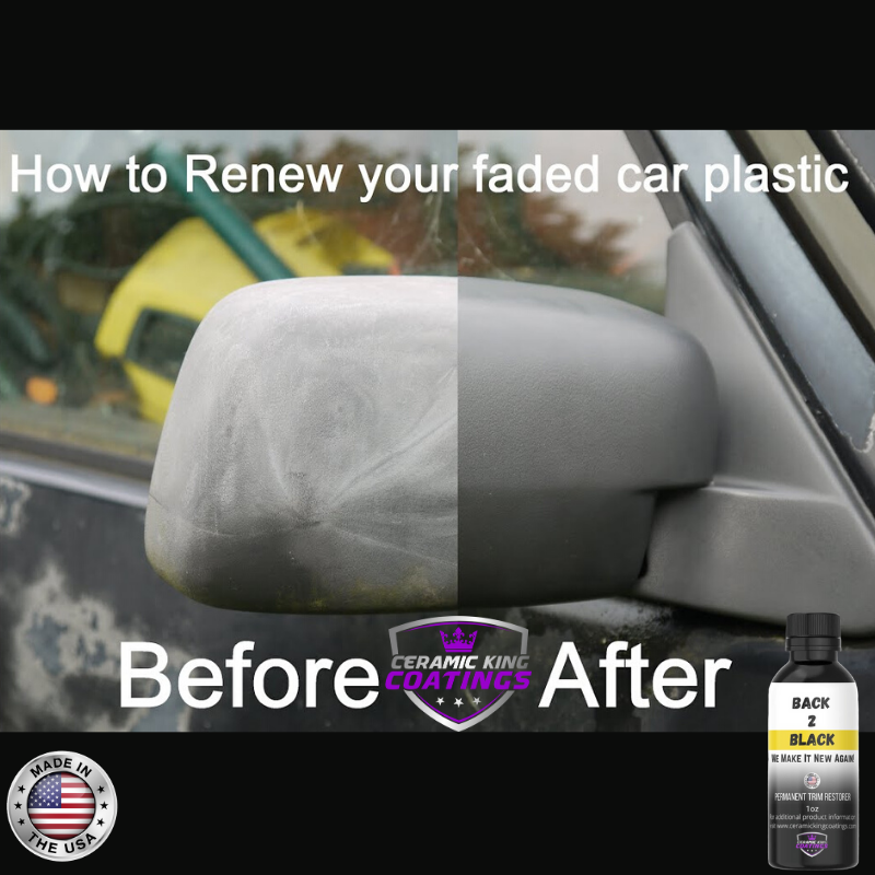 Back 2 Black Permanent Plastic Trim solutions to restore plastic trim and finish