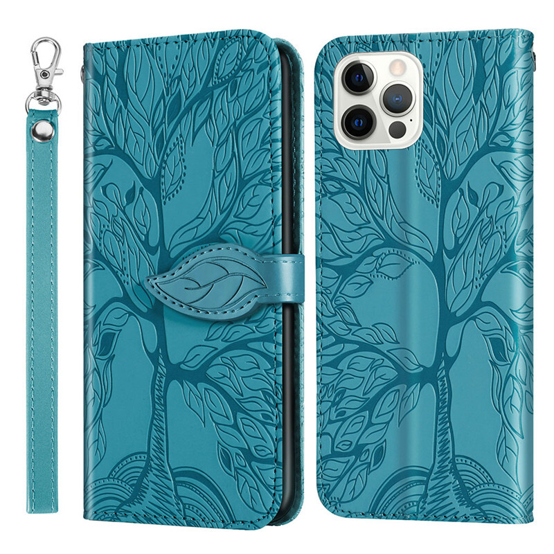 Leather Wallet Case For iPhone 13 12 11 Pro X XR XS Max 8 7 6 6S Plus Back Cover