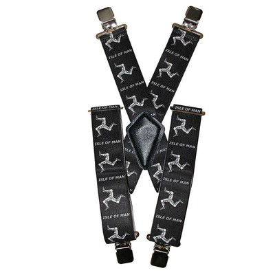 BIKEIT ISLE OF MAN BRACES FOR MOTORCYCLE TROUSERS / JEANS