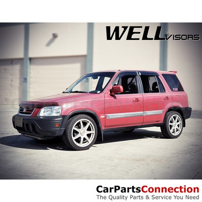 WellVisors Window Visors 97-01 For Honda CRV Side Deflectors Clip-on Series