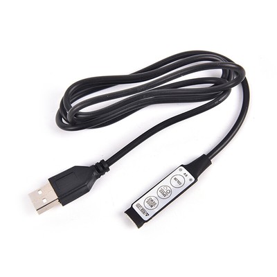 DC 5V USB LED RGB Controller 3Key 4Pin Remote Controller For LED Strip Lig-ji
