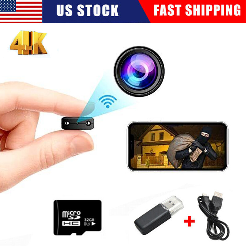 32G Small Spy Camera WIFI 1080P Hidden IP Motion DVR Wireless Security Nanny Cam