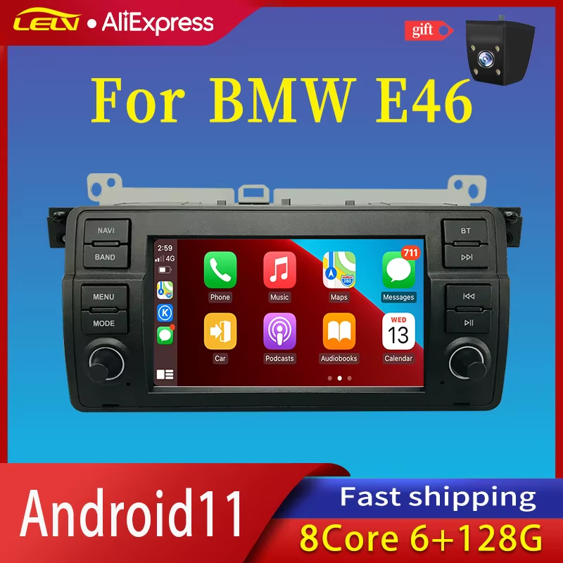 Factory Price Android12 Auto Bluetooth Speaker GPS Navi Carplay Car Video Player