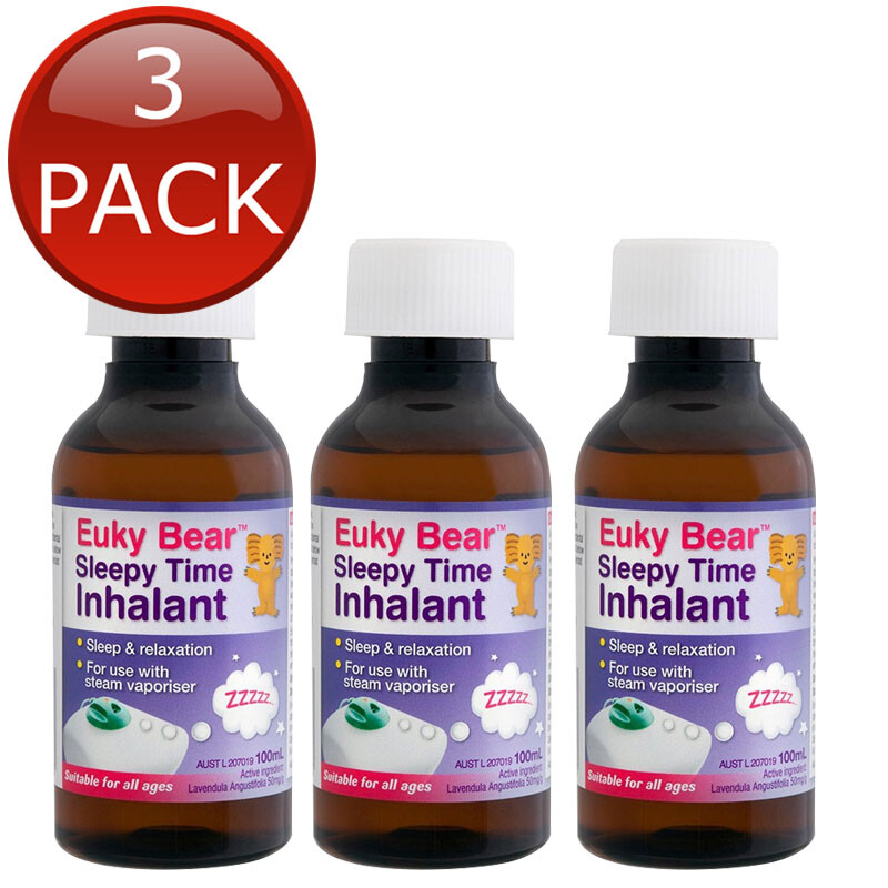 Details about 3 x EUKY BEAR SLEEPY TIME INHALANT SLEEP & RELAXATION SUITABLE ALL AGES 100ML Details about 3 x EUKY BEAR SLEEPY TIME INHALANT SLEEP & RELAXATION SUITABLE ALL AGES 100ML