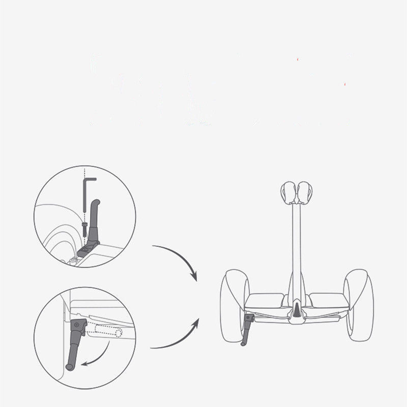 Foldable Alloy Scooter Kickstand Parking Stand For Ninebot Mini/Mini Pro Segway