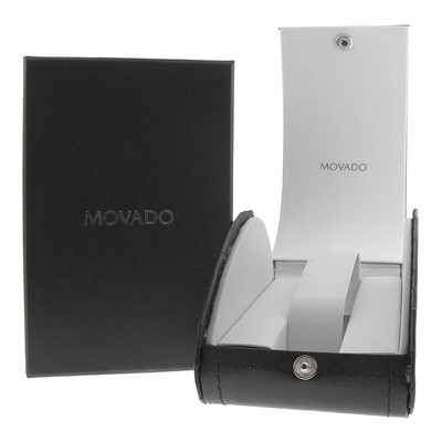 Pre-owned Movado S.e. Ladies Two-tone Stainless Champagne Dial Automatic Watch 0607683
