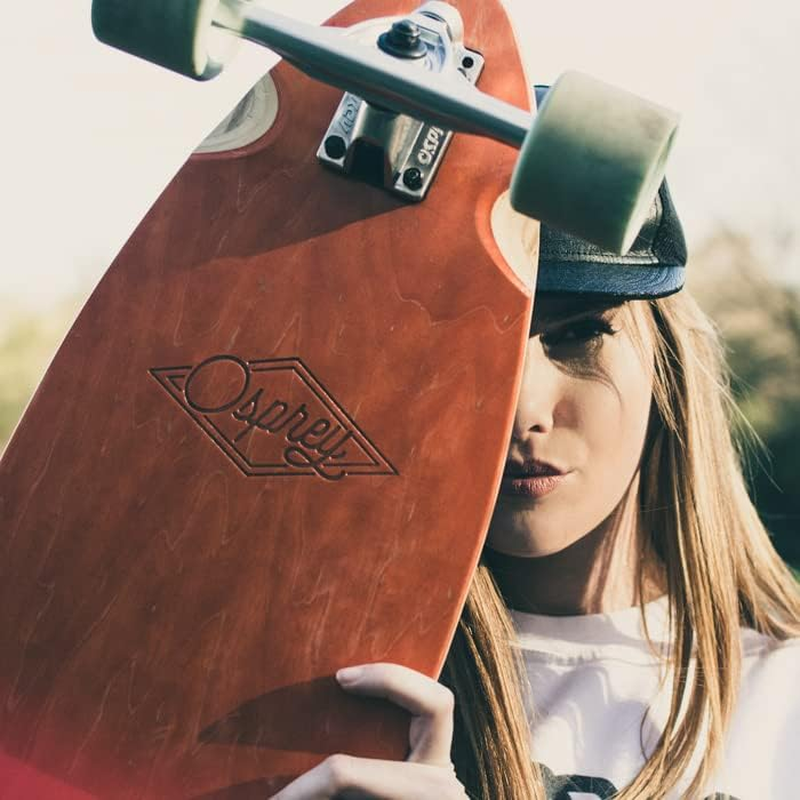 Complete Beginner Skateboard | for Kids Teens and Adults 40 X 9.6 Inch with 7-La