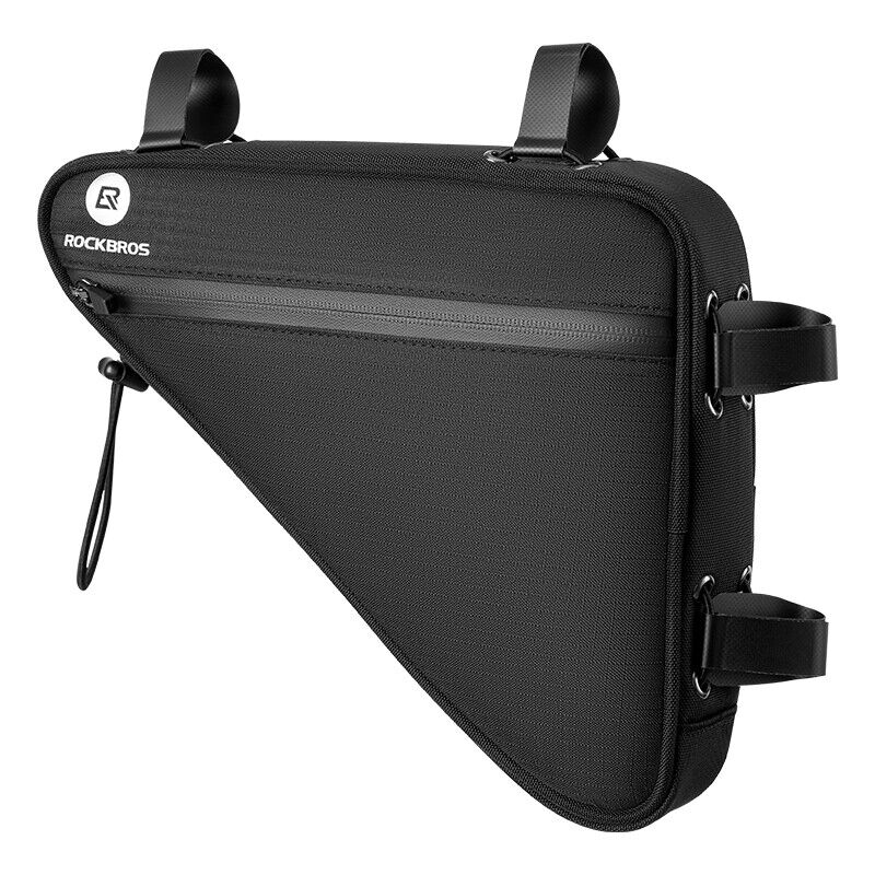 RockBros Bike Triangle Bag Storage Bag Frame Bag Reflective Pannier Pouch 1.5L