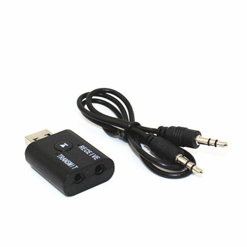 2 in1 USB Bluetooth 5.0 Audio Transmitter Receiver Adapter For MP3/CD player