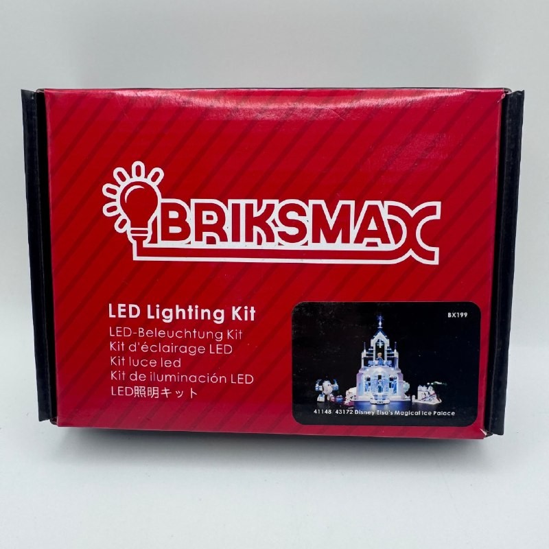 BRIKSMAX LED Kit - Lego Frozen Elsa's Magical Ice Palace - 41148 / 43172 / BX199