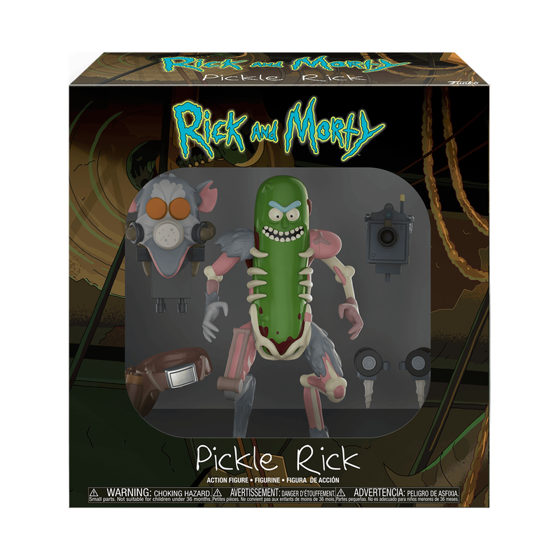 Funko Rick and Morty Pickle Rick Rat Suit 6.5