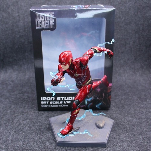The Flash Super Hero Action Figure Running Statue PVC Gift 18cm With Box New