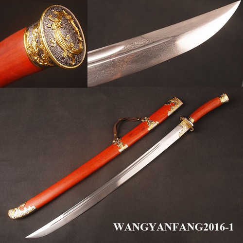 ⭐︎empy⭐︎様 95CM Phoenix Chinese Damascus Folded Steel Handmade Qing