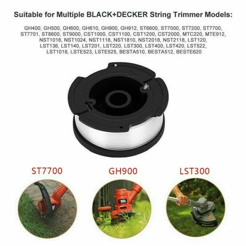1-Pack For BLACK+DECKER AF-100 Replacement String Weed Grass Trimmer Line Spool
