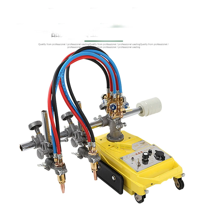 220V Semi-automatic Gas Cutting Machine Flame Cutting Machine With Double Gun