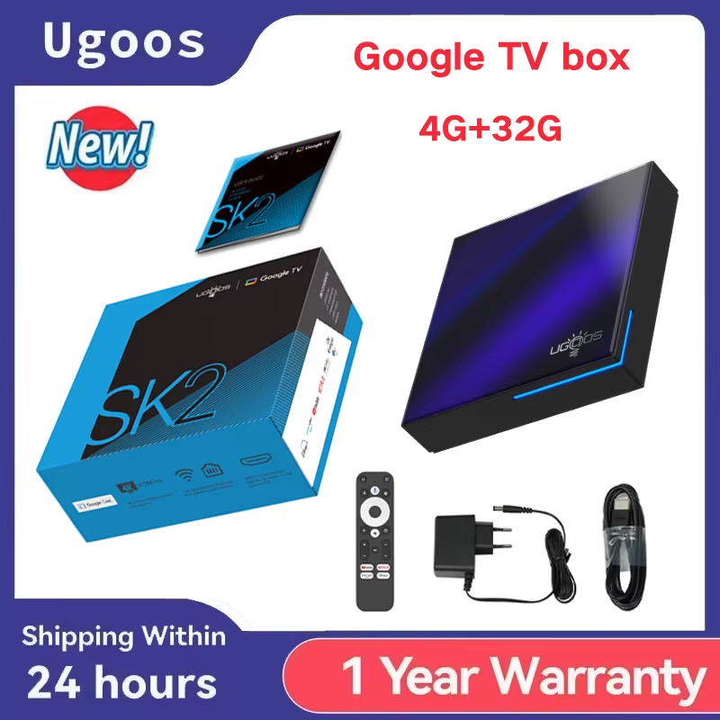 Smart TV Box SK2 Google TV Android TV 12 Realtek RTD1325 4GB 32GB WIFI6 BT5.2 4K