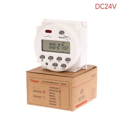 1Pc 12V 24V 110V 220V CN101A Digital LCD Power Timer Programmable Time Switch