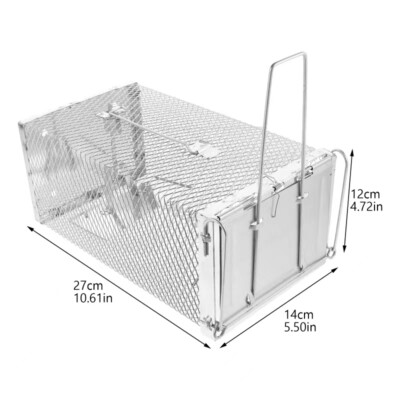 Live Humane Cage Trap for Squirrel Chipmunk Rat Mice Rodent Animal Catcher